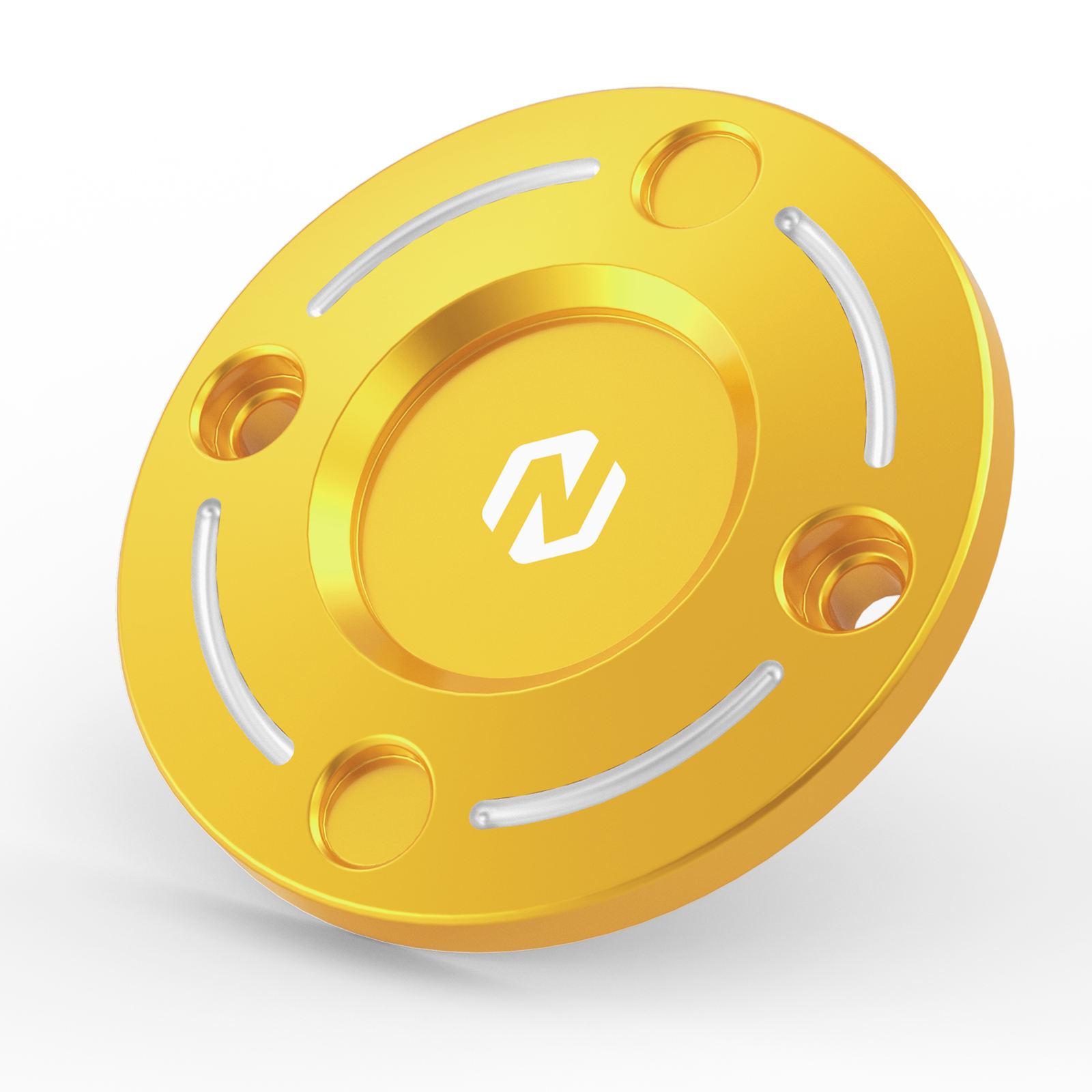 Or avec bordure argentée