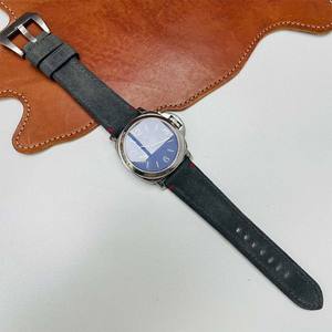 Correa de Reloj de Cuero de Gamuza Italiana de Lujo, Diseño Deportivo de 22mm 24mm, con Costura a Mano Española, Ming Fung - Product Image 2