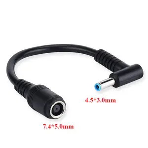 Máy Tính Xách Tay Adapter Chuyển Đổi Cáp 7.4*5.0Mm Nữ Để 4.5*3.0Mm Nam Tip Cho HP Máy Tính Xách Tay Adapter Kết Nối