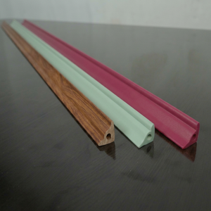 Premium Quality Rigid PVC Corner Profile <b>Plastic</b> Corner Trim <b>Edge</b> Protector for Wall Panel Furniture Interior Decoration Custom - Product Image 1
