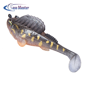 <span class=keywords><strong>Parker</strong></span> Temptation Bass Master Deep Running Paddle Tail Lead.fixture Leurre Appât de natation Appât de pêche en silicone souple Utilisation en rivière - Product Image 3