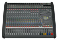 Console de mixage amplifiée professionnelle 16 canaux PowerMate PM1600-3 avec amplificateur de classe D 2000W et effets DSP doubles pour scène, live et église