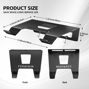 Supporto per Biciclette Resistente con Protezione EVA, Capacità di Carico 30kg, <span class=keywords><strong>Portabici</strong></span> <span class=keywords><strong>da</strong></span> <span class=keywords><strong>Parete</strong></span> Salvaspazio per Biciclette 16''-29'', Verniciato a Polvere - Product Image 3