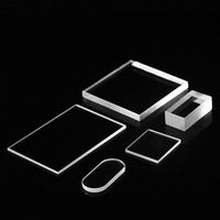 Barre plate en quartz pour équipement optique, support de semi-conducteurs, instrument de laboratoire, espaceur et support haute température