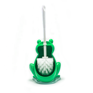 Accessoires de salle de bain en résine de haute qualité, résistants à la rouille, avec un adorable motif de grenouille, <span class=keywords><strong>porte</strong></span>-brosse de toilette - Product Image 4