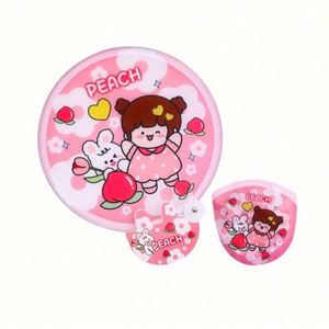 Ventilador Plegable Portátil para Estudiantes, Mini Ventilador Reflectante de Plástico con Diseño de Dibujos Animados, Ecológico, Duradero, Pequeño, Cubierto de Tela - Product Image 6