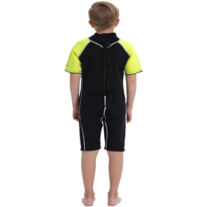 Traje de Neopreno de Alta Calidad <span class=keywords><strong>para</strong></span> Niños, Traje de Buceo de Manga Corta con Cierre en el <span class=keywords><strong>Pecho</strong></span>, Transpirable, <span class=keywords><strong>para</strong></span> Deportes Acuáticos, Estampado, Talla Grande, Cálido - Product Image 3