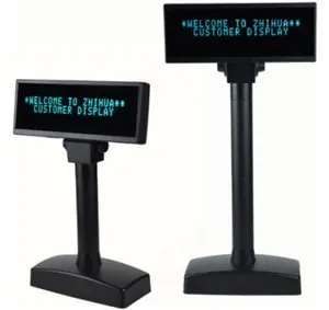 高品质Pos系统终端VFD客户显示发光二极管面板Pos外围USB/串行连接杆显示器