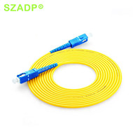 Kabel Patch Fiber Optik SC LC Kelas Telekomunikasi SM/MM UPC APC 1m 2m 3m 5m PVC/LSZH Dukungan Kustom Langsung dari Pabrik