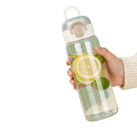 Bouteille d'eau sportive, gourde portable pour étudiants de tous les genres, au design esthétique, nouvelle gourde sportive à boire directement