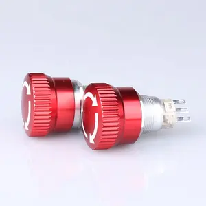 Waterproof IP65 Emergency Stop 2019 Hot Sale 19MM Mushroom Push Button