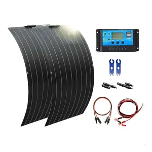 Venta caliente 400W 300W 200W 100W 50W panel solar flexible Japón ETFE para barco yate Golf coche RV Marine Camper motohome