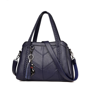 Sacs à main en Faux <span class=keywords><strong>cuir</strong></span> <span class=keywords><strong>souple</strong></span> pour femmes, sacoches Hobo élégantes, <span class=keywords><strong>sac</strong></span> à main et pochettes pour dames, nouvelle collection, - Product Image 2