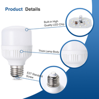 Ampoule led smd 5w, économie d'énergie, matériau brut, en chine, livraison gratuite