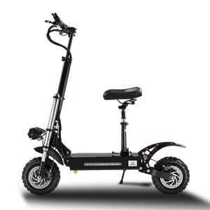 Potente Scooter Eléctrico para Adultos con Motor Dual sin Escobillas de Aluminio, 11 Pulgadas, 350W, 25-30km, 60v, 23.4A, Todoterreno, Motor de 350W - Product Image 5