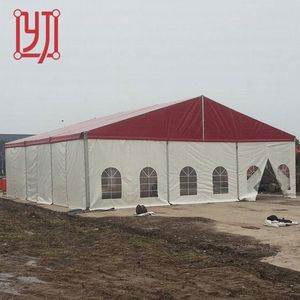 Structure en aluminium préfabriquée pour l'extérieur 20x50, tente de réception Pmarquee Arty pour mariage avec ventilation pour 300, 500, 1000 personnes - Product Image 5