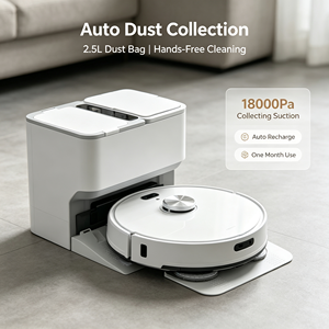 <span class=keywords><strong>Robot</strong></span> <span class=keywords><strong>aspirateur</strong></span> avec navigation laser LDS, aspiration de 6000 Pa, batterie de 5200 mAh, 120 min d'autonomie, 2 en 1 <span class=keywords><strong>aspirateur</strong></span> et serpillière, application, Alexa, Google Assistant - Product Image 1