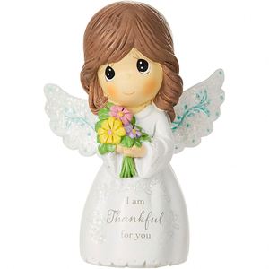 Adorno de Ángel Niña Pequeña para Decoración de Iglesia de Boda, Regalo Festivo, Adorno para el Hogar, Figuras de Resina - Product Image 3