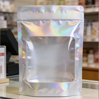 Sacs en plastique personnalisables 13x19 avec fenêtre, impression numérique UV, pour l'emballage alimentaire, des produits sucrés et l'usage industriel – Vente chaude