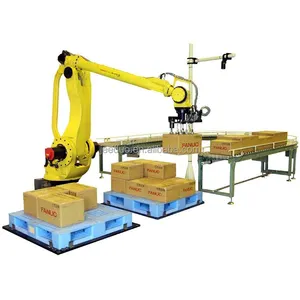 Automatic Palletizing Line 25kg Bag Carton Robot Palletizer Customized Model Made in China