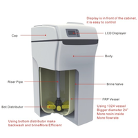 Adoucisseur d'eau électrique 4T Wonderful Auto avec écran LCD/LED pour le traitement de l'eau dure domestique