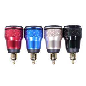 Caricabatterie Wireless Standard Europeo a Braccio per Moto <span class=keywords><strong>BMW</strong></span>, <span class=keywords><strong>USB</strong></span> Tipo C, 2 Porte, Ricarica Rapida QC3.0, Display Voltaggio 12-24V - Product Image 3