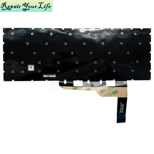 Teclado de ordenador portátil con retroiluminación RGB HB hebreo Snap-On para <span class=keywords><strong>MSI</strong></span> <span class=keywords><strong>GE66</strong></span> <span class=keywords><strong>Raider</strong></span> GS66 Stealth, teclado de MS-16V1 con retroiluminación 9Z.NJ2BN.N0H - Product Image 5