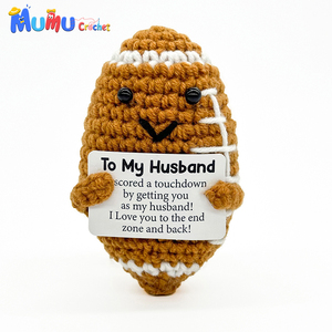Muñecas de <span class=keywords><strong>Ganchillo</strong></span> OEM ODM, de Algodón Ecológico, Divertidas y Positivas, Lindos Juguetes Tejidos para Regalos Personalizados con Certificación CE - Product Image 4