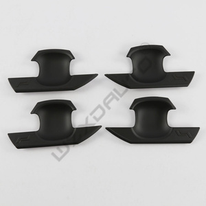 Nouveaux autocollants de protection pour poignée de porte extérieure de voiture en ABS, accessoires automobiles noirs pour LC250 - Product Image 4