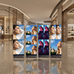 Indoor Foldable LED Display 1080P Resolution 5000cd Brightness 178 Viewing Angle Floor Stand IP65 Waterproof 5-Year Warranty - Product Image 2
