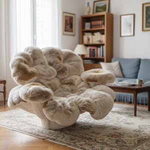 Divano a Forma di Fungo, Poltrona Imbottita Personalizzata, Set di Mobili di Lusso per Soggiorno - Product Image 5