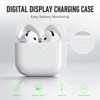 5.4 ANC TWS Earbuds AAC Low Latency Headset In-Ear Tahan Air Kontrol Suara untuk Panggilan