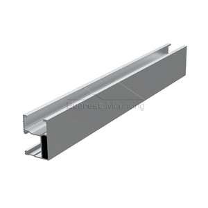 Rail de montage de panneaux solaires en aluminium à <span class=keywords><strong>prix</strong></span> de gros, accessoires de fixation, installation facile, rail <span class=keywords><strong>pour</strong></span> module PV, système de toiture solaire - Product Image 2