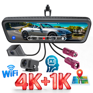 Telecamera Specchietto Retrovisore con LVDS, Dashcam 2K HD, Streaming, Telecamera Anteriore 2K e Posteriore 1080P, DVR <span class=keywords><strong>per</strong></span> <span class=keywords><strong>Auto</strong></span> - Product Image 1