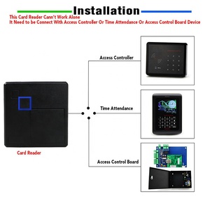 액세스 제어 카드 리더 RFID <span class=keywords><strong>125KHz</strong></span> 맞춤형 IP68 방수 12V 비접촉식 근접 카드 리더 - Product Image 6