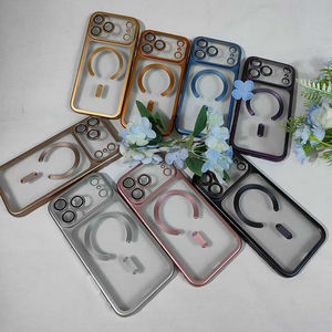 Recién lanzado para iPhone 17 Series Matte Skin-Sensitive Magnetic PC Phone Case Electroplated Transparent Lens Protection Plus - Product Image 4
