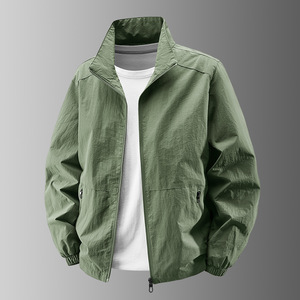 Chaqueta para <span class=keywords><strong>Hombre</strong></span> con Cuello Levantado y Cierre de Cremallera, Chaqueta Informal de Fábrica con Protector Solar Transpirable para Verano, Espesor Fino - Product Image 6