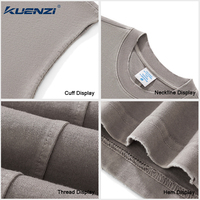 Kuenzi - Camiseta sin mangas para mujer, 100% algodón, 260GSM, de alto gramaje, lisa, con logotipo personalizado, estilo vintage lavado y desgastado, para streetwear, venta al por mayor