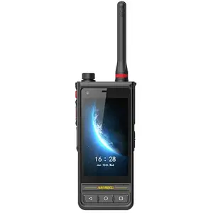 חדש ANYSECU E81 4G POC אנדרואיד 9 רדיו 4 + 64GB 4.0 אינץ IP67 עמיד למים מחוספס חכם טלפון 4W DMR אנלוגי UHF ווקי טוקי