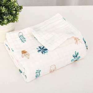 Manta de Bebé de Gasa de 6 Capas, Manta de Algodón, Toalla de Baño Plegada, Manta Receptora Unisex - Product Image 3