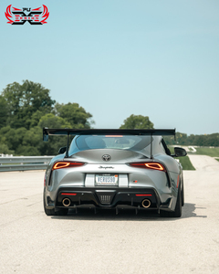 Aile en fibre de carbone sèche de style col de cygne V1X de haute qualité en gros pour Toyota GR Supra A90 A91 MK5, kit de carrosserie de spoiler arrière - Product Image 5