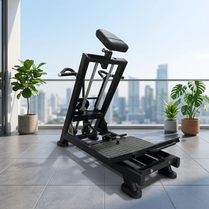 Máquina de gimnasio multifuncional con barra en T y plazas ajustables de último diseño para fortalecimiento de espalda, modelo CF10065P, segura para uso profesional. - Product Image 1