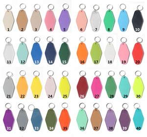 Vintage retro motel phòng khách sạn Keychain retro phong cách Anime Key với acrylic và vật liệu sắt UV/bù đắp/in lụa màn hình - Product Image 2