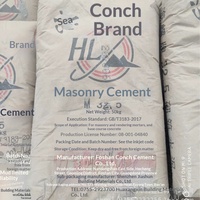 Ciment de maçonnerie silicate ordinaire de qualité de résistance 32,5/42,5/52,5 MPa de la marque Conch (M325 PO425R) pour les infrastructures, fabriqué en Chine