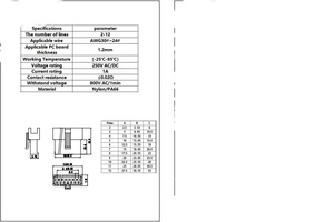 ขั้วต่อแบบ Pitch 2.5 มม. SM-2r พร้อมตัวเรือน สำหรับไฟดาวน์ไลท์ LED แบบเชื่อมต่อสายต่อสาย ขั้วต่อแบบ Male SM SM-Y JST - Product Image 3