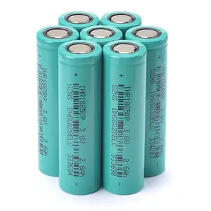 18650 lithium ion battery 2600mah pink blue green color battery cell