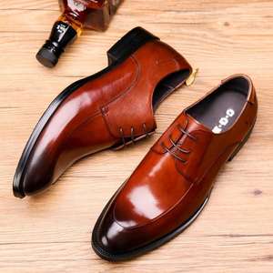 Handmade High Quality Custom <b>White</b> Men Genuine Leather Waterproof Autumn Evening Wedding Casual Dress Oxford Shoes - Product Image 6