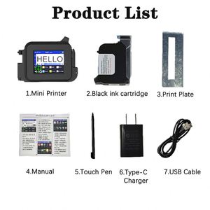 Mini cầm tay máy in phun nhanh chóng mực khô dễ dàng để hoạt động cho nhà bán lẻ khách sạn 2025 - Product Image 6