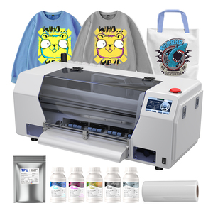 EU Ready to Ship 30CM DTF Printer XP600 No Weeding No Cutting Direct to Film Printer for T Shirt Printing Business Kit - Product Image 1