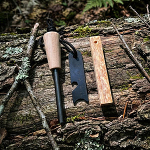 طقم إشعال النار من مصنع بايوهنغ مباشرة، قضيب فيرو مع أداة إشعال وحبل تعليق، أداة EDC للبقاء على قيد الحياة في الهواء الطلق والتخييم - Product Image 1